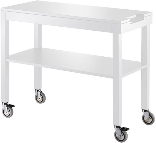 ETERNASOLID® Servierwagen aus Holz lackiert - Creme, Serie CHARME, 100×45cm, ETERNASOLID®