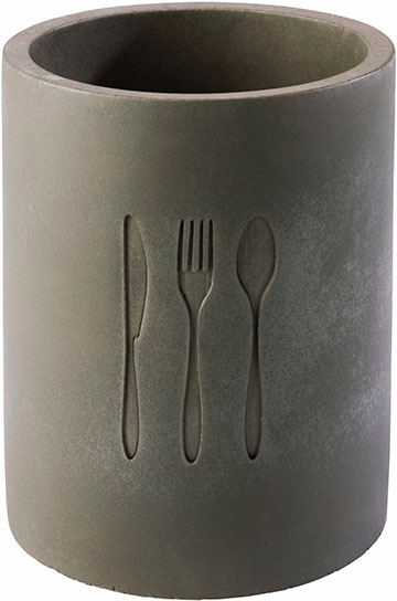 APS Besteckbecher SIERRA, Beton, Durchmesser: 110 mm (außen), 95 mm (innen), Höhe: 140 mm,