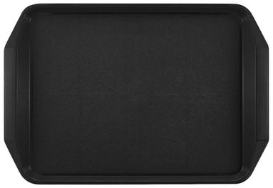 Roltex Tablett aus ABS-Kunststoff mit Haltegriffen, schwarz