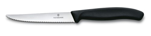 Victorinox Steakmesser SwissClassic, spitz, schwarz, 20er Schachtel, 11 cm