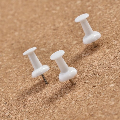 Push-Pins-Set, 25-tlg., weiß.
