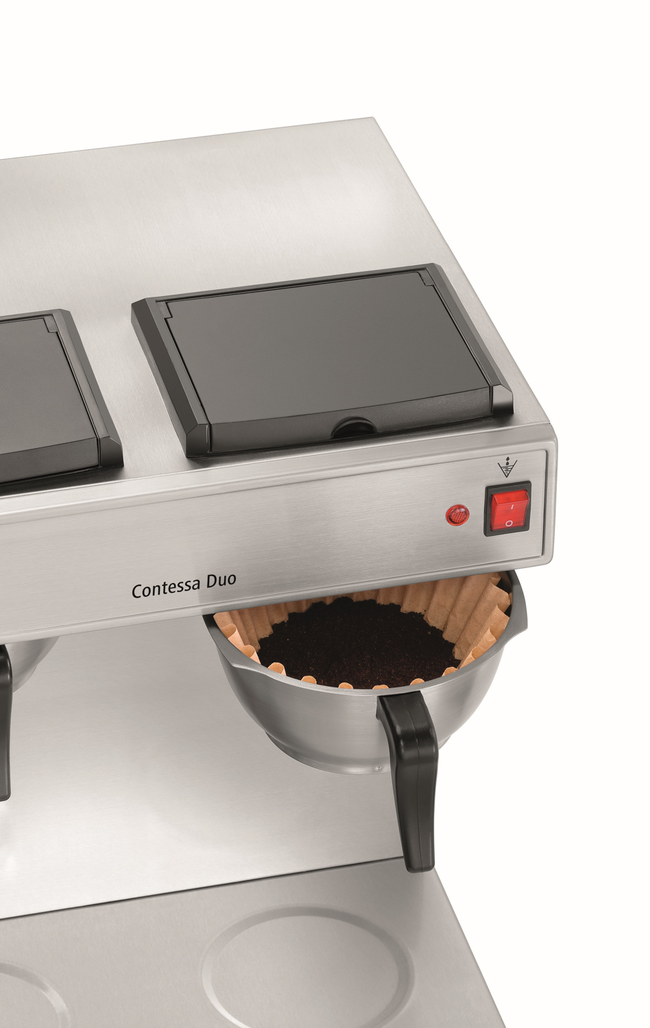 Bartscher Kaffeemaschine Contessa Duo |Steuerung: Kippschalter | Maße: 43 x 40 x 52,0 cm.Gewicht: 14,3 kg