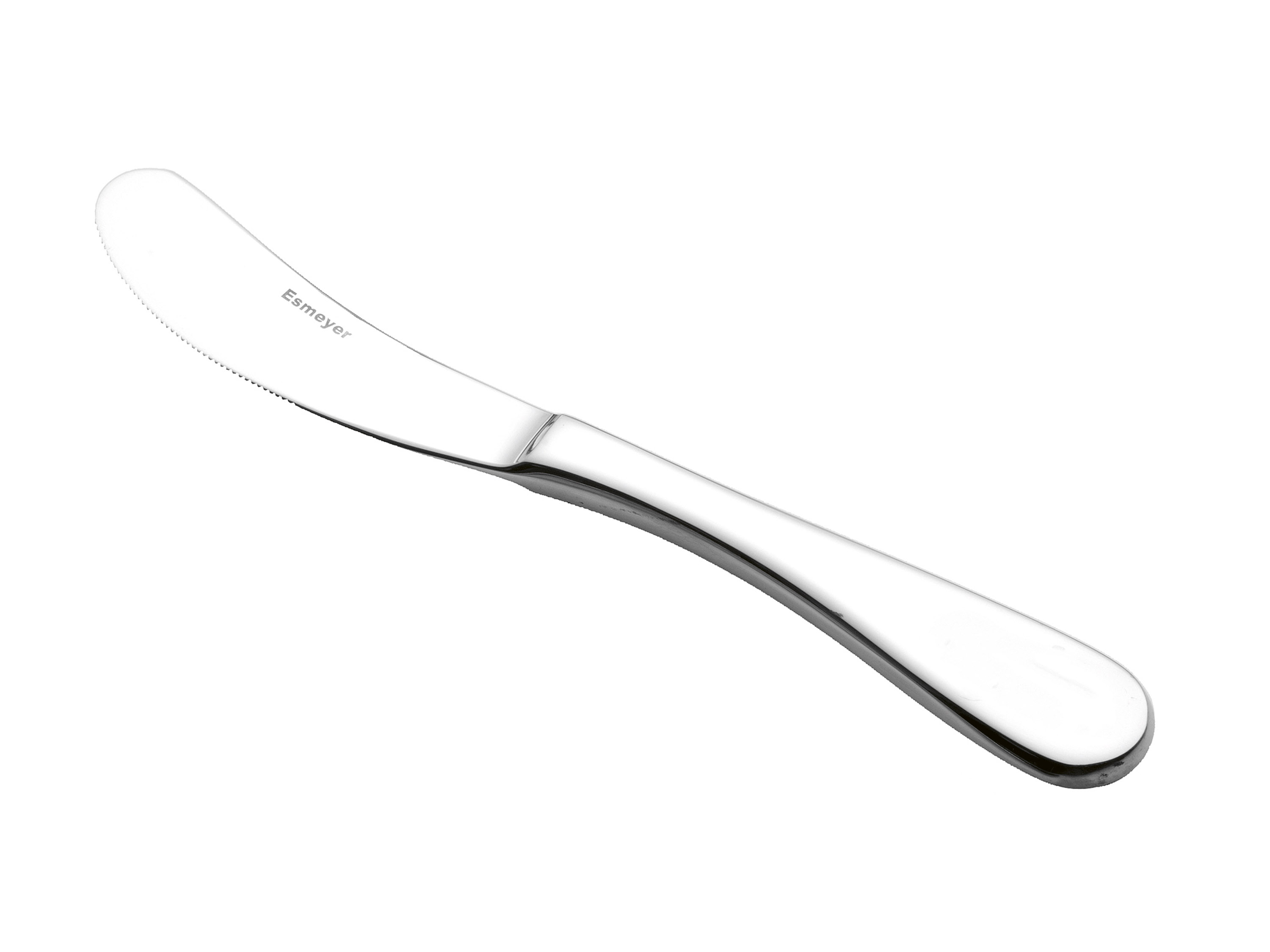 Kindermesser Modell SUNNY von Esmeyer, aus Edelstahl 18/0 poliert. Länge: ca. 17,0 cm.