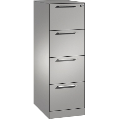 C+P Hängeregistraturschrank Asisto 440 x 1.298 x 600 mm (B x H x T) Stahl, lackiert weißaluminium