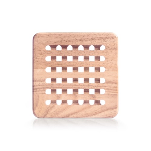 Zeller Untersetzer, eckig, Gummibaum