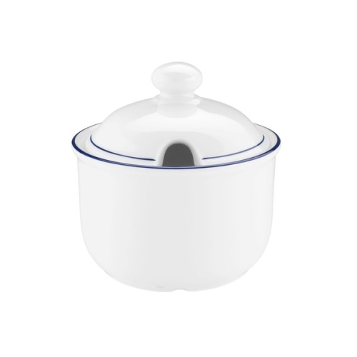 Seltmann Zuckerdose 6 Personen, Form: Compact, Dekor: 10795 Blaurand