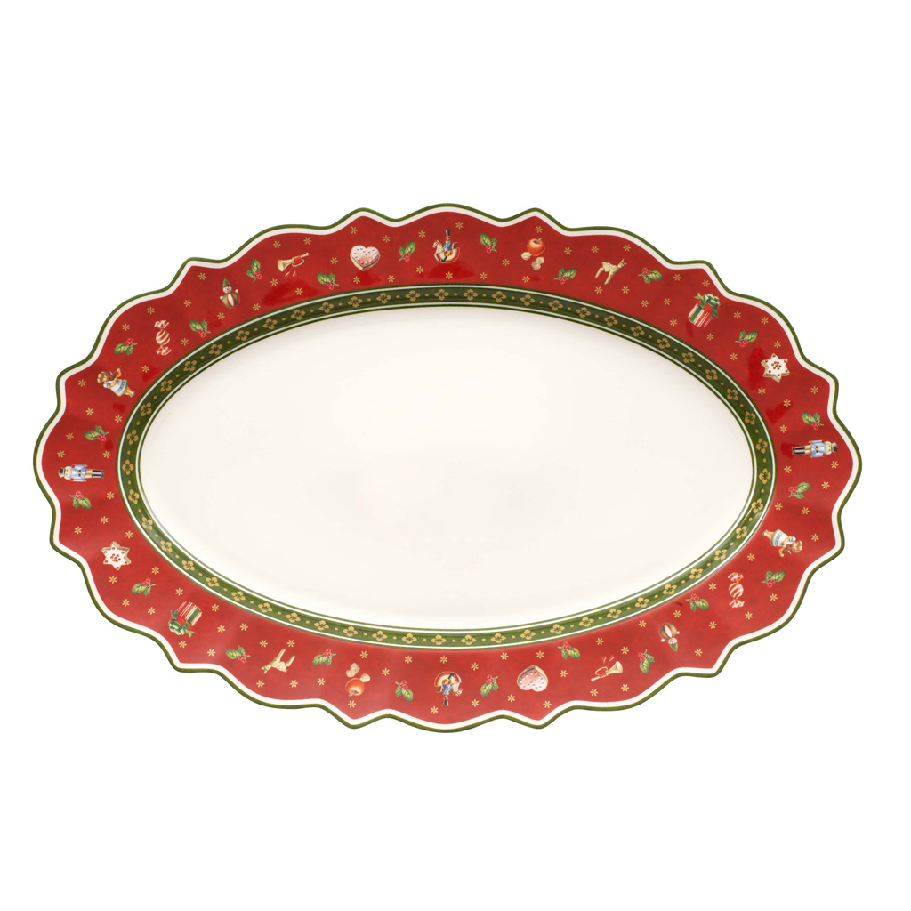 Villeroy und Boch Platte oval - Maße: 50 x 31,5 x 4,5 cm / Ser.: Toy's Delight