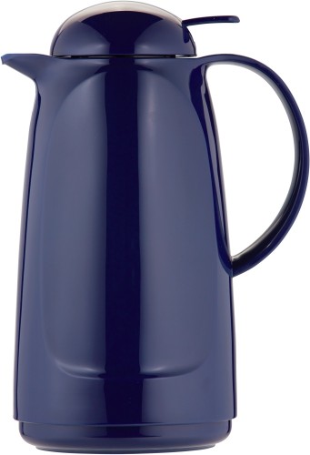 Helios Isolierkanne Relax Push 1,0 l dunkelblau