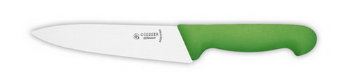 Kochmesser schmal 16 cm, grün Giesser - Made in Germany