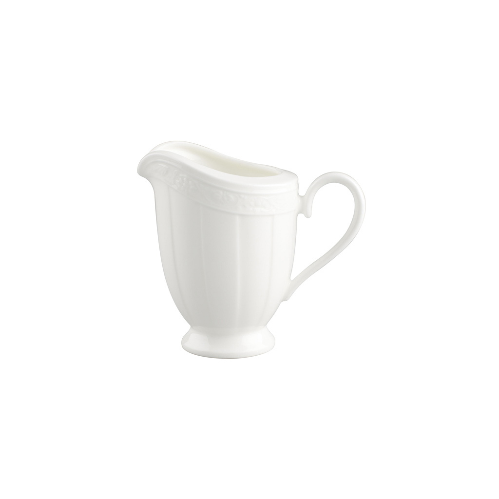 Villeroy und Boch Milchkännchen 6 Pers. - Maße: 11,8 x 7,5 x 10,6 cm / Ser.: White Pearl