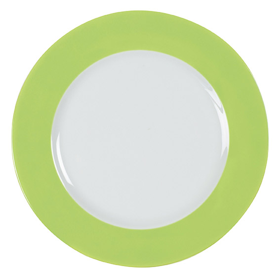 Eschenbach Coffeeshop Teller flach 315mm, Dekor 78884 hellgrün