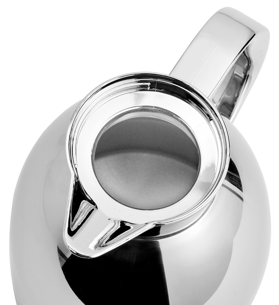 Isolierkanne MAESTRO, Inhalt: 1,8 Liter, Höhe: 245 mm, aus doppelwandigem Edelstahlt 18/8, mit Edelstahleinsatz, Einhandbedienung,