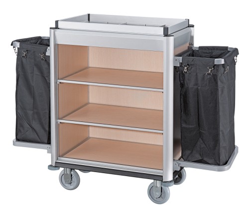 Zimmerservicewagen ZIMMERSERVICEWAGEN SERIE ISABELLA. 2 Wäschesäcke. › Abmessung:Borde