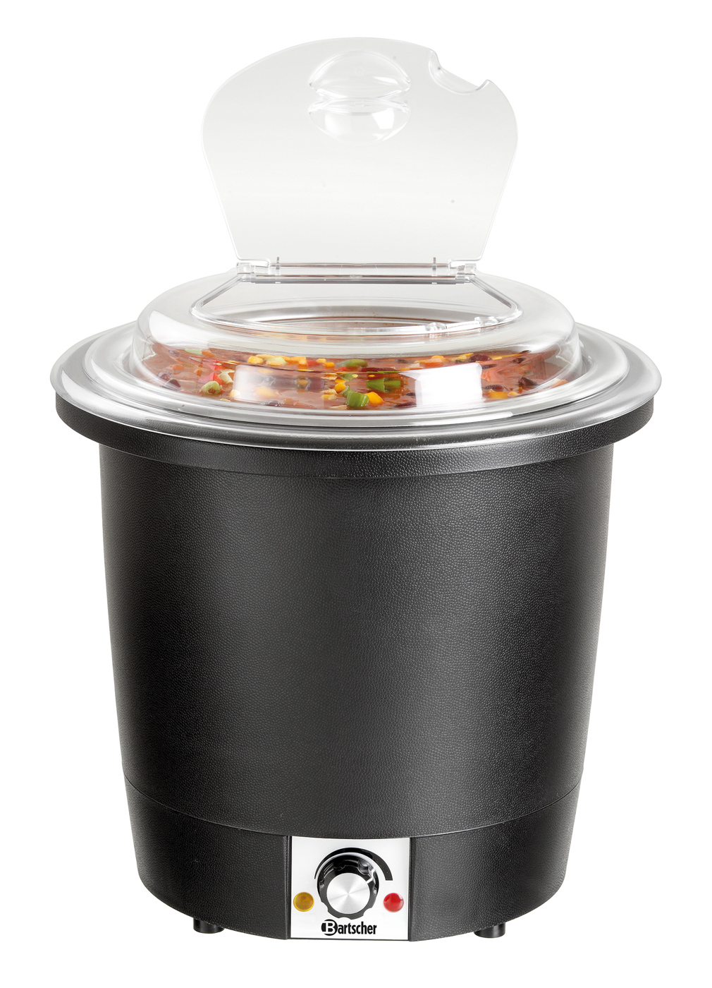 Bartscher Suppentopf, 10L, schwarz | Farbe:Schwarz | Maße: 33 x 33 x 38,0 cm. Gewicht: 3 kg