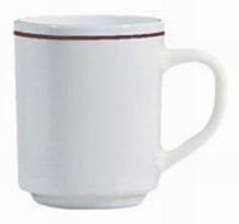 Kaffeebecher - Inhalt: 29 cl, stapelbar ARCOROC - Restaurant Bordeaux - aus Hartglas.