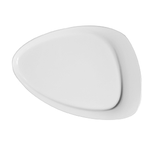 Teller flach 31,5 cm - Form: Calla - weiss - aus, Porzellan. Hersteller: Eschenbach. "Made in, Germany".