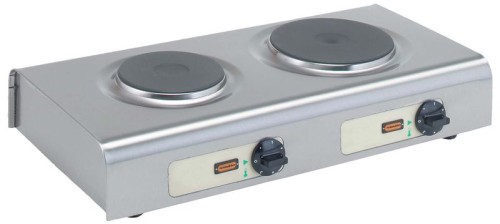 NEUMÄRKER Neumärker Doppelkochplatte 145-180 Ø 145 mm + Ø 180 mm 640x330x150 mm