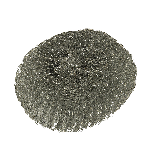 10 Topfreiniger, Draht rund Ø 13 cm · 4,5 cm silber , kratzend von Starpak
