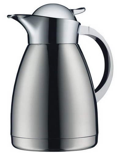 Alfi Isolierkanne ALBERGO TT, Inhalt: 1,0 Liter, Höhe: 210 mm, Mantel und Griff: Edelstahl poliert, doppelwandiger Edelstahl-Isoliereinsatz,