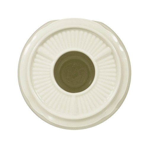 Seltmann Stövchen, Form: Marieluise, Glasur: elfenbein, Dekor: 00003