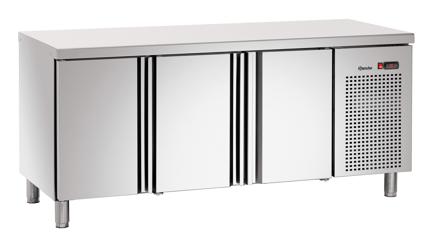 Bartscher Kühltisch T3 | Temperaturbereich bis: 10 °C | Maße: 179,2 x 70 x 850 cm. Gewicht: 111 kg