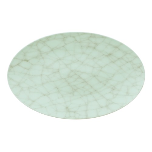 Seltmann Coupplatte 40x25,5 cm M5379, oval, Form: Coup Fine Dining, Dekor: 57516 Growth, hohe Kantenschlagfestigkeit, Made in Germany