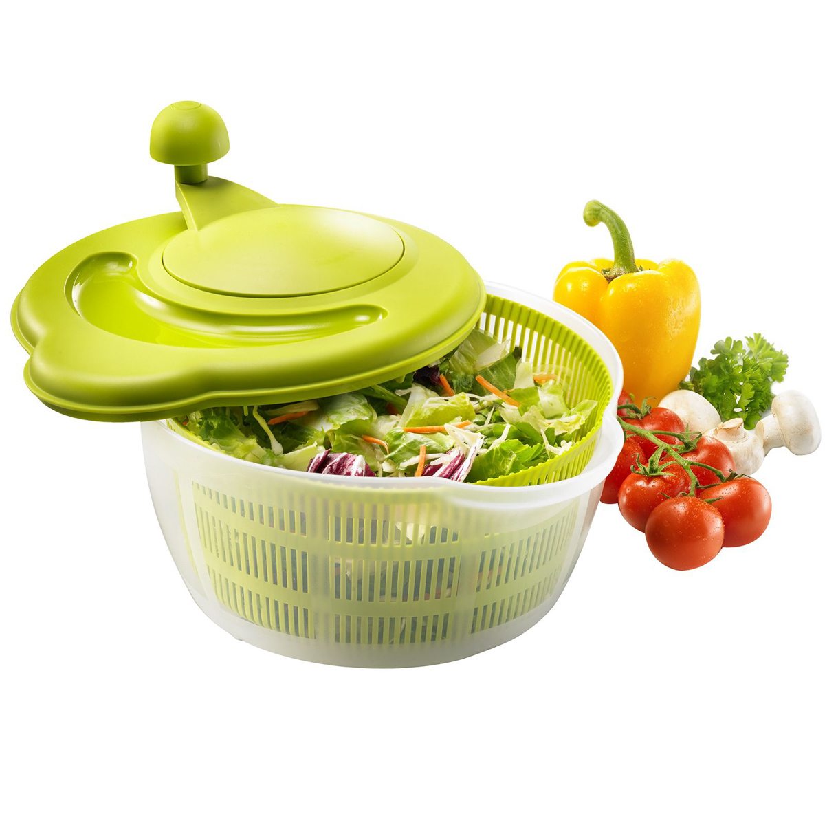 Salatschleuder »Fortuna«, 5 l, apfelgrün