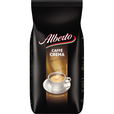 Alberto Kaffee Caffè Crema ganze Bohne 1.000 g/Pack.