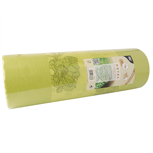 Tischläufer, stoffähnlich, PV-Tissue Mix "ROYAL Collection" 24 m x 40 cm grün "Thalia" von PAPSTAR