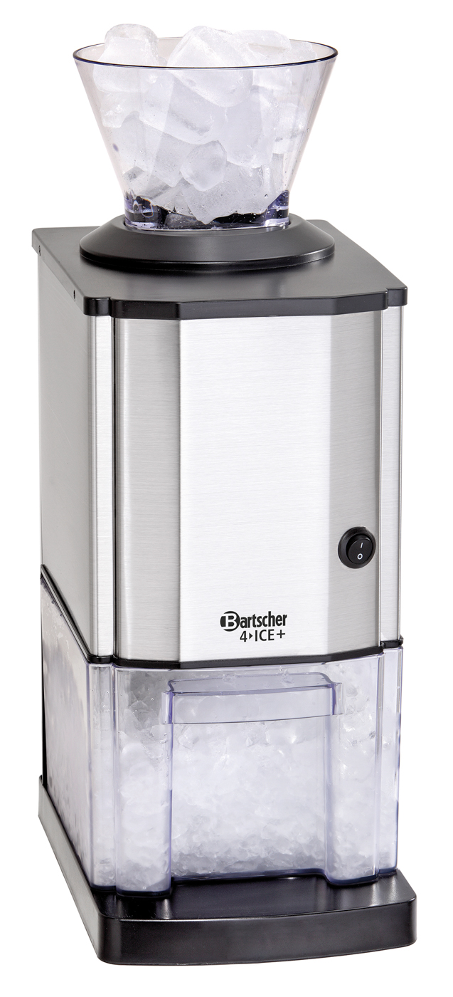 Bartscher Eiscrusher 4ICE+ | Produktion max.: 15kg / Std. | Maße: 17,2 x 29 x 46,0 cm. Gewicht:3,5 kg