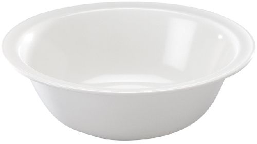 WACA Schüssel COLORA aus Melamin, in weiss. Form: rund, Durchmesser: 23,5 cm, Kapazität: 1,6 l.