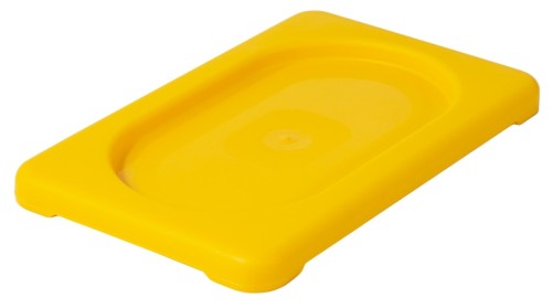 GN-Deckel 1/9, gelb aus Polypropylen für Serie 5511