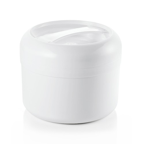 Thermospeisetransportbehälter, Speiseeinsatz: Höhe 4,5 cm / Ø 19 cm, pro Behälter je 1 Edelstahl Speiseeinsatz à 1 Liter, mit