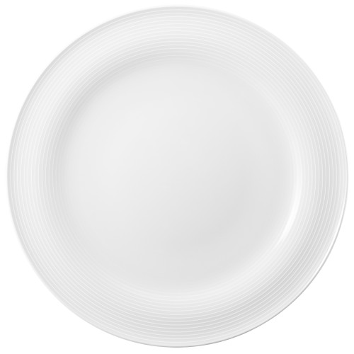 Seltmann Teller flach 33 cm, Form: Blues, weiss