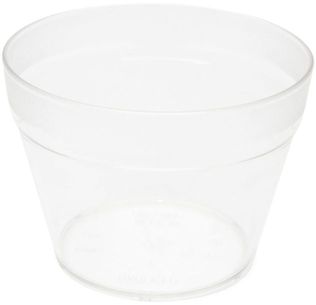 Roltex Schüssel mit 11 cm Durchmesser und 450 ml Füllvermögen, durchsichtig, passender Deckel 373-324