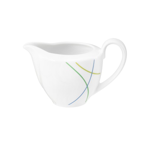 Seltmann Gießer 1 0,15 ltr., rund, Form: Community, Dekor: 57403 Green Line, hohe Kantenschlagfestigkeit, Made in Germany