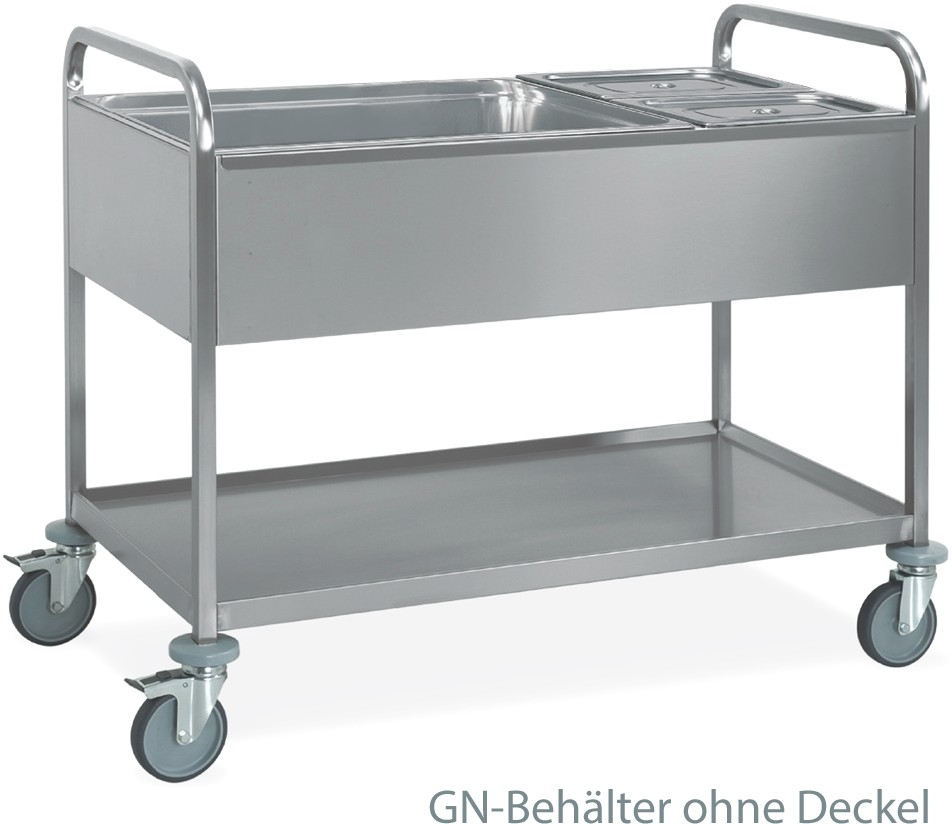 ETERNASOLID® Abräumwagen mit Seitenverkleidung