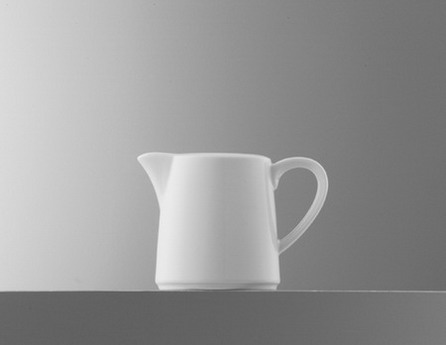 Sahnegießer - Inhalt 0,15 ltr - Form PRIMAVERA - uni weiß