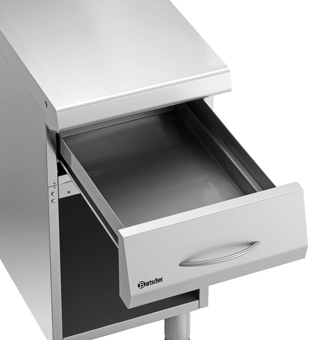 Bartscher Arbeitselement 700, B400, UO | Füße höhenverstellbar: Ja | Maße: 40 x 70 x 850 cm. Gewicht: 32,6 kg