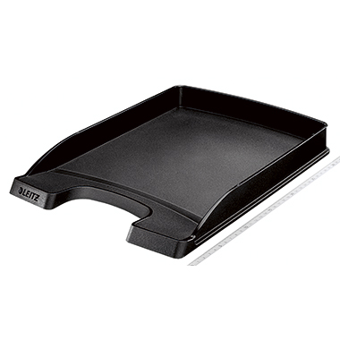 Leitz Briefablage Plus DIN A4 Polystyrol Farbe: schwarz