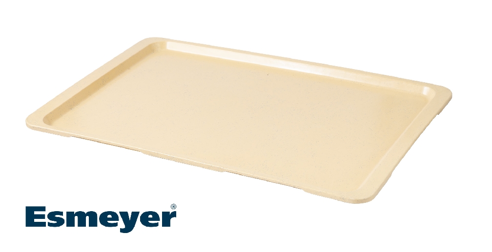 Tablett EASY GastroNorm GN 1/1, Farbe: Melba, aus glasfaserverstärktem Polyesterharz, Länge: 53 cm, Breite: 32,5 cm, Höhe: 1,6 cm