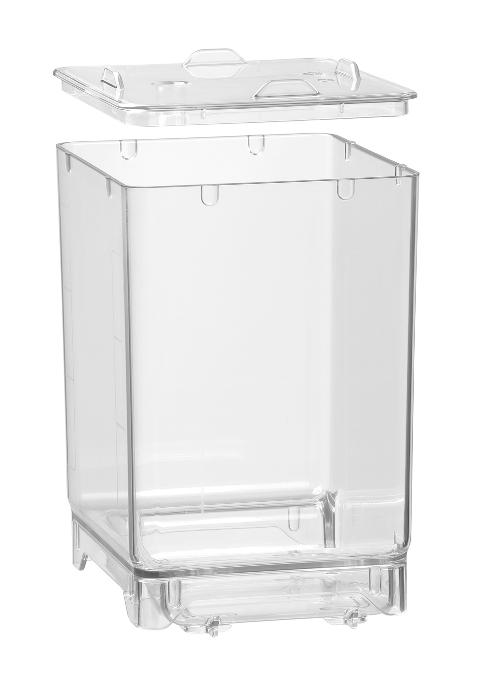 Bartscher Milchbehälter KV8,1L | Ausgelegt für:Milch ,Milchbeutel | Maße: 17,5 x 15 x 24,0 cm.Gewicht: 0,6 kg