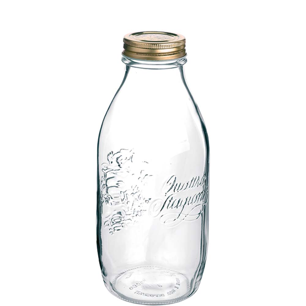 Quattro Stagioni Flasche 100cl * - mit Metallschraubverschluß - Bormioli Rocco Professional