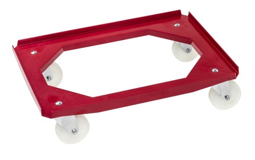 Schwerlastrollwagen - Maße: 60 x 40 x 14 cm - Gewicht: 6 kg - Belastungsgewicht: 300 kg