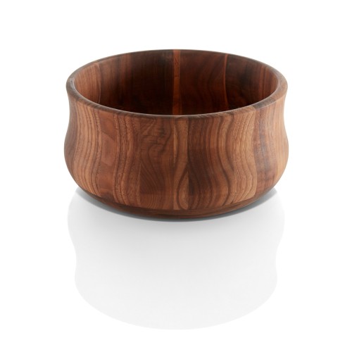 WMF Schüssel M Holz (Walnuss) Ø25x12,5cm | Maße: 25 x 25 x 12,5 cm