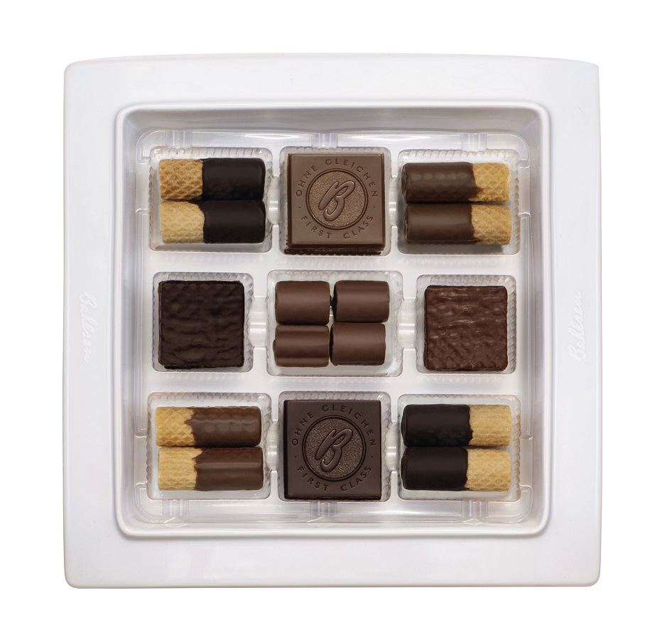 Bahlsen Gebäckschale aus Porzellan, geeignet für die Anna-Dora Collection Maße (BxTxH): 24,2 x 24,2 x 4,2 cm.