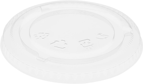 Duni Flacher Deckel geschlossen 27/36 cl Transparent, 960 Stk/Krt (16 x 60 Stk)