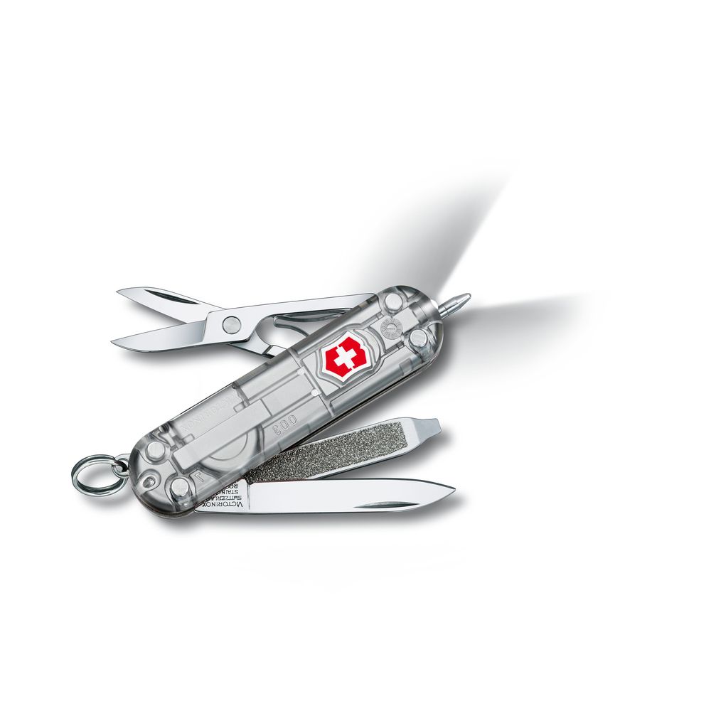 Victorinox SilverTech, SwissLite, silber transp.(LED weiss)