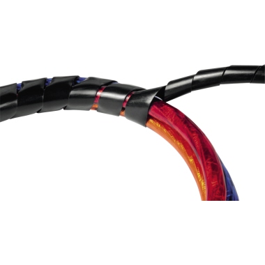 Hama Kabelschlauch 7,5-30 mm x 250 cm (Ø x L) Polyethylen schwarz