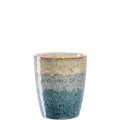 Becher 300ml beige/anthr./blau - Leonardo